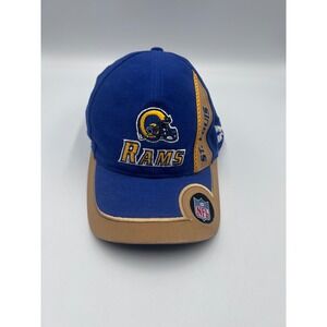 Vintage Puma St Louis Rams NFL Pro Line Hat Blue Gold Adjustable Strapback Cap